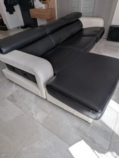 Canapé angle cuir - canapé,