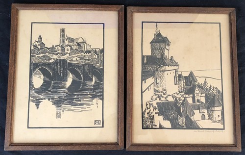 Haut koenigsbourg 2 gravures - koenigsbourg,