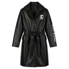 Manteau Trench Rétro Noir