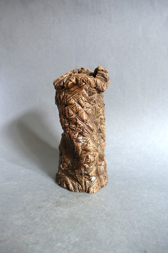 Vase sculptural grès - en,