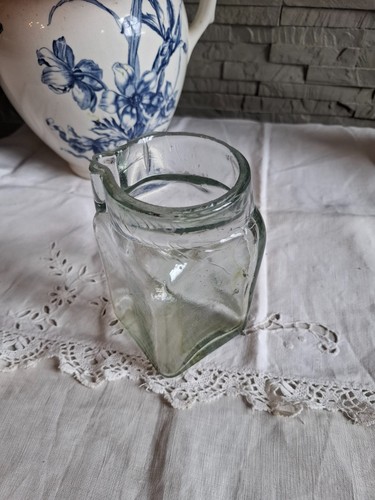 Ancien bocal verre epais - bocal,