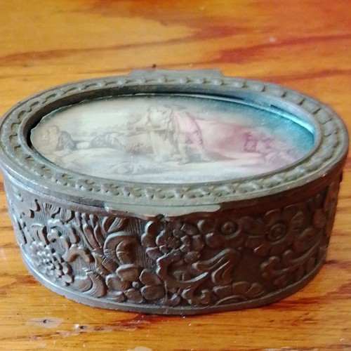 Petite boîte bijoux ovale - petite,