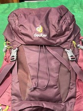 Deuter Futura Pro 34 AC SL Woman Specific Design Burgundy Backpack w/ Rain Cover