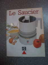 livre de recettes SAUCIER SEB
