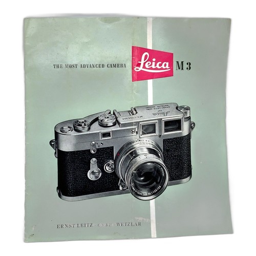 Leica brochure prospekt - m3,