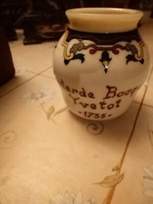 antique mustard pot COLLECTION OBJECT SHOWCASE KITCHEN TABLE ART