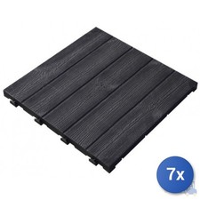 7X PAVÉ AUTOBLOQUANT EN POLYPROPYLÈNE 40X40X2,65