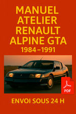 Manuel Atelier Renault ALPINE