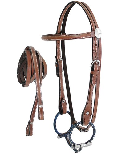Bridon cuir occidental - bridon,
