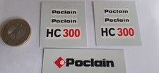 DECALCOMANIE DECALS poclain