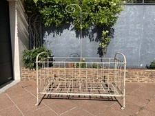 Lit Enfant Pliant Vintage Fer