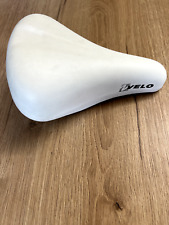 Retro Bicycle Parts - NOS Mini Velo Saddle White (215 mm x 140 mm)