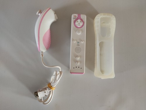 Manette rose nintendo wii - manette,