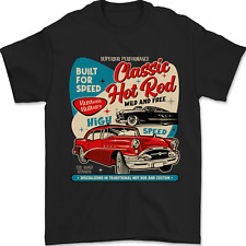 Classic Hot Rod Wild & Free Mens T-Shirt 100% Cotton