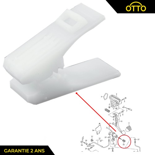 Agrafe emetteur embrayage pour - emetteur,