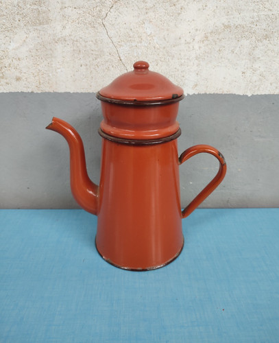 Cafetière tôle émaillée - cafetière, en