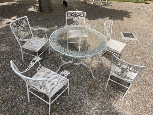 Ensemble table chaises - ensemble, table,