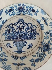 XVIII ASSIETTE  FAIENCE DELFT
