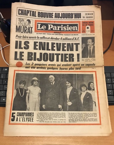 Parisien libere 1968 - libere,