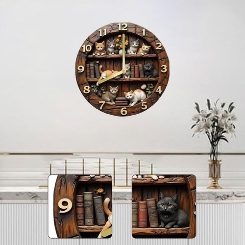 Horloge murale rétro style