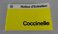 Service instructions / manual VW beetle 1200 / 1600 edition 08/1977