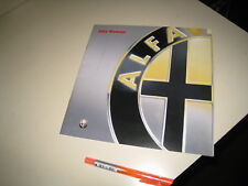 ALFA ROMEO LineUp Japanese Brochure 2001/10 147 156 SportWagon 166 GTV Spider