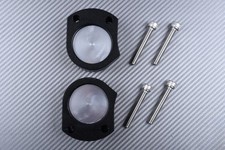 Réhausses Guidon Pontets Noir 30mm KAWASAKI ZZR 1400 ZZR1400 ZXT40E 2012-2021