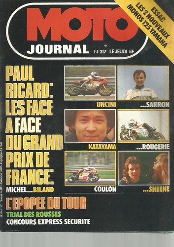 Moto journal 317 espagne - moto,