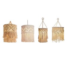 Abat-jour en macramé