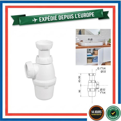 Siphon lavabo réglable en - siphon, de