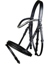Bridon en cuir pour chevaux