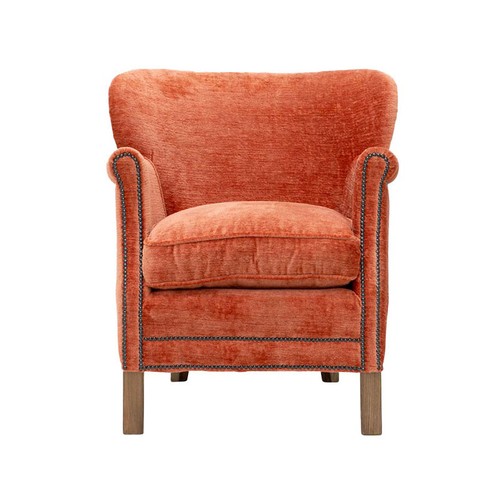 Fauteuil turner terracotta - fauteuil,
