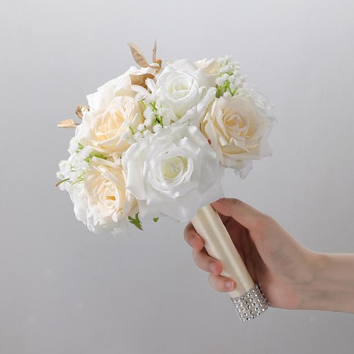 Bouquet mariée blanc et - mariée,