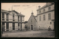 CPA Plessis-Piquet, La Mairie
