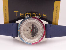 OLLECH & WAJS RARE COMPUTER MOON ORBITER 24H PEPSI HAND WINDING YEARS '70s WATCH