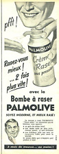 1962 Advertising 1122 Palmolive Shaving Foam Advertising