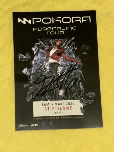 Flyer dédicacé autograph - dédicacé, m