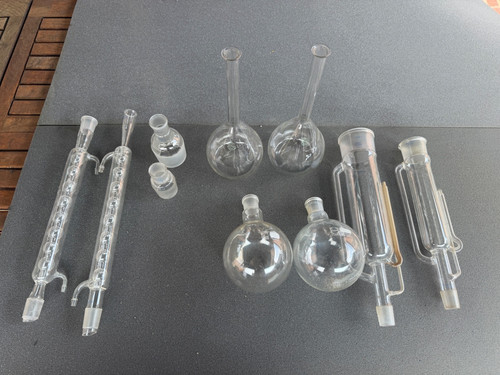 Matériel chimie pyrex - de,