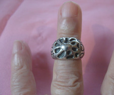 BAGUE DOME ANNEES 70/80 EN