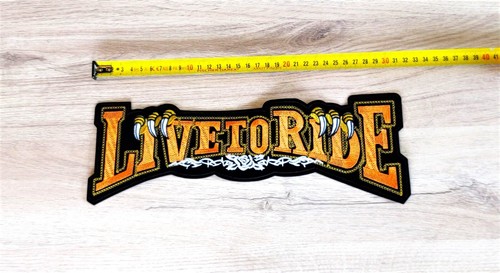 Big patch dorsal live - live, ride