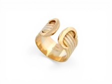 VINTAGE BAGUE CARTIER DOUBLE C