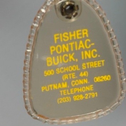 Vtg advertising keychain - vtg,