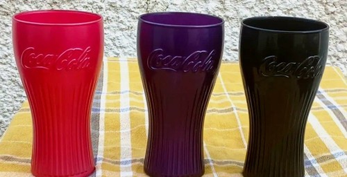 Lot collector verres - 3, coca