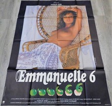 Emmanuelle 6 French Movie Poster Original 47"63" 1988 Jean Rollin Natalie Uher
