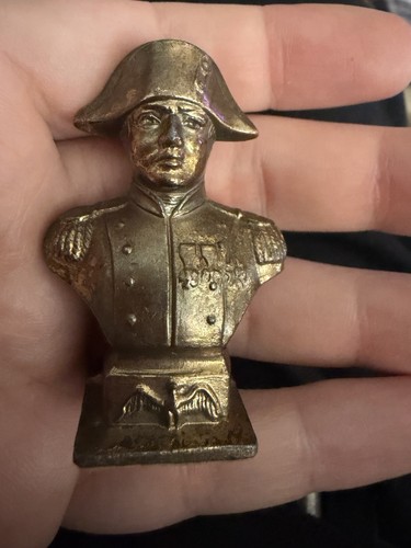 Petit buste bronze doré