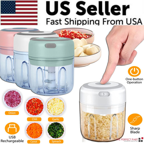 Electric 300ml garlic press - electric,