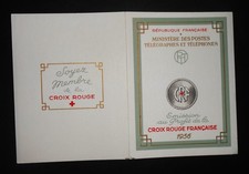 FRANCE CARNET CROIX ROUGE 1956