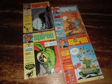 A VOIR ! LOT 4 ANCIENNES BD " SPIROU " 1974/75