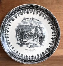 Assiette Choisy le Roi Voyage en Russie 2 : Danse de cosaques.