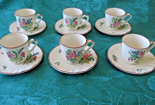 Tasses café en faïence - 6,